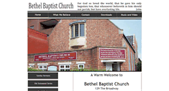 Desktop Screenshot of bethelbaptistlondon.com